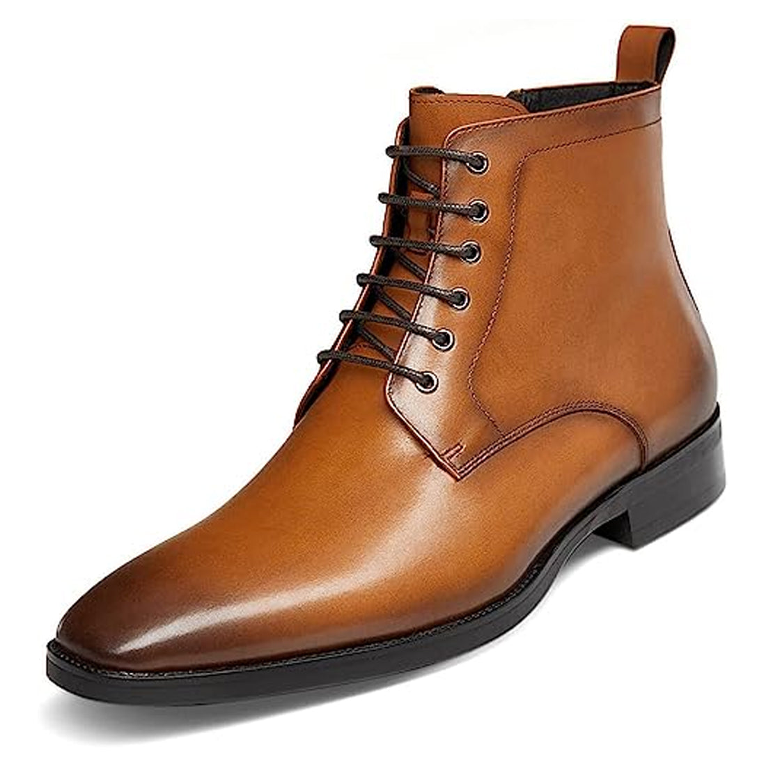 Men's Handmade Brown Leather Elegant Chukka Boots