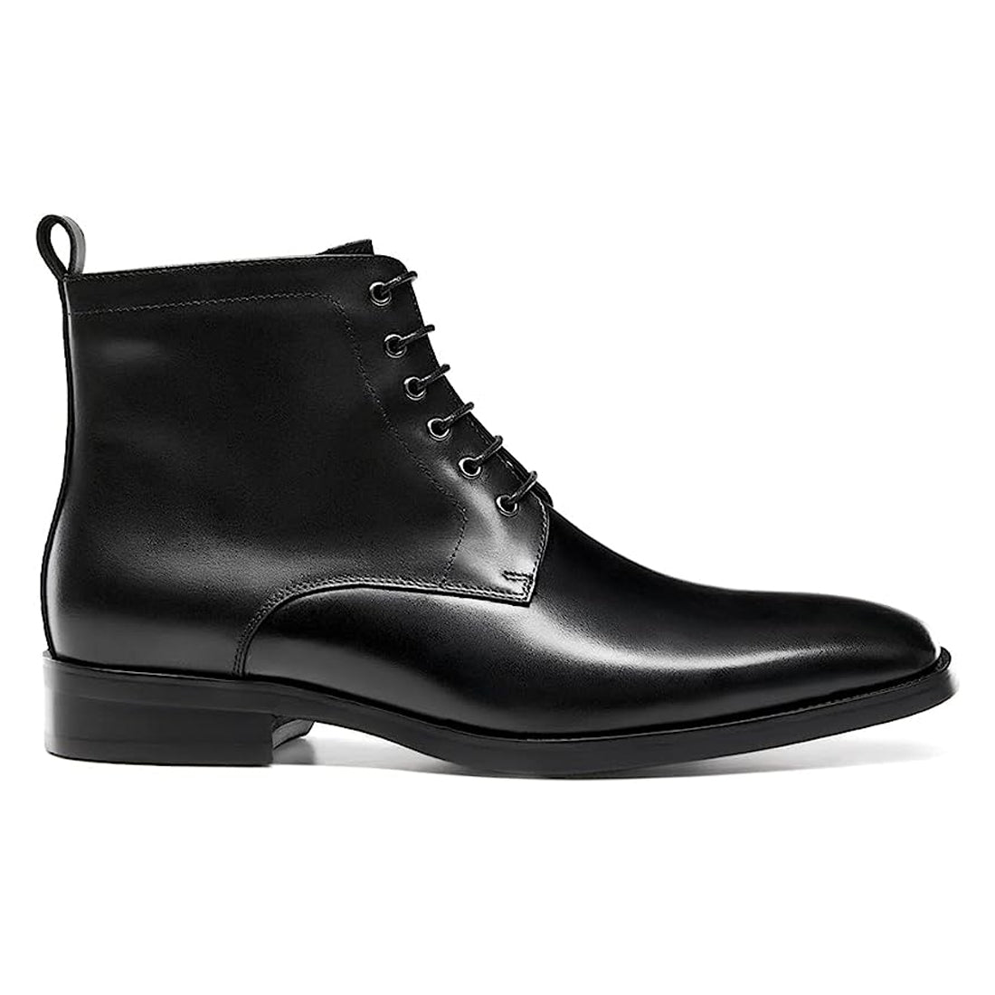 Men's Handmade Black Leather Elegant Chukka Boots