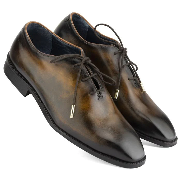 Men's Handmade Antique Leather Elegant Oxford Shoes