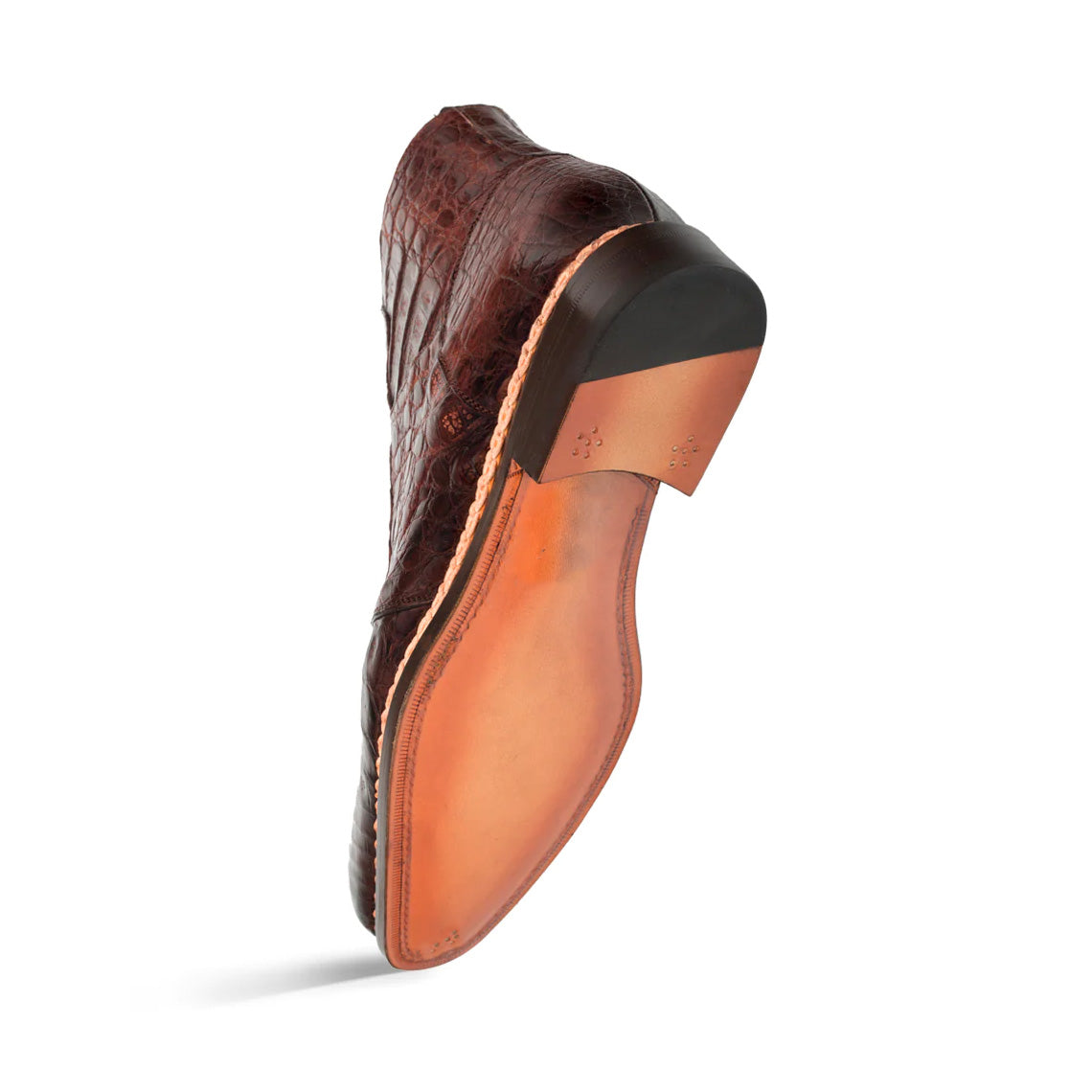 Men's Handmade Brown Crocodile Leather Elegant Chukka Boot