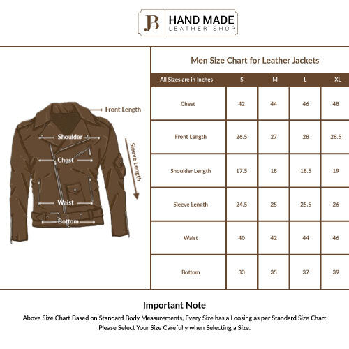 LEATHER BLACK MOTO JACKET - Hand Made by JB