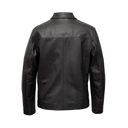 MEN'S BLACK LEATHER JACKET