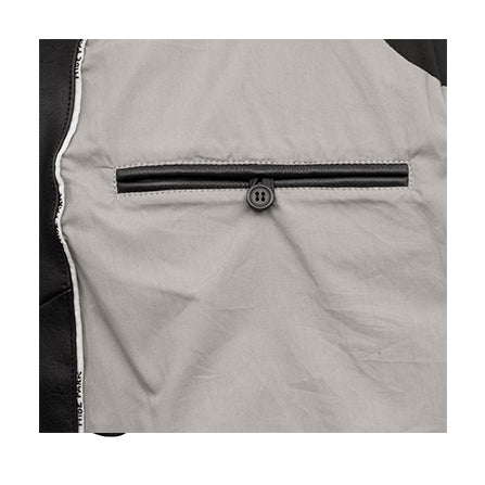 MEN'S BLACK LEATHER JACKET