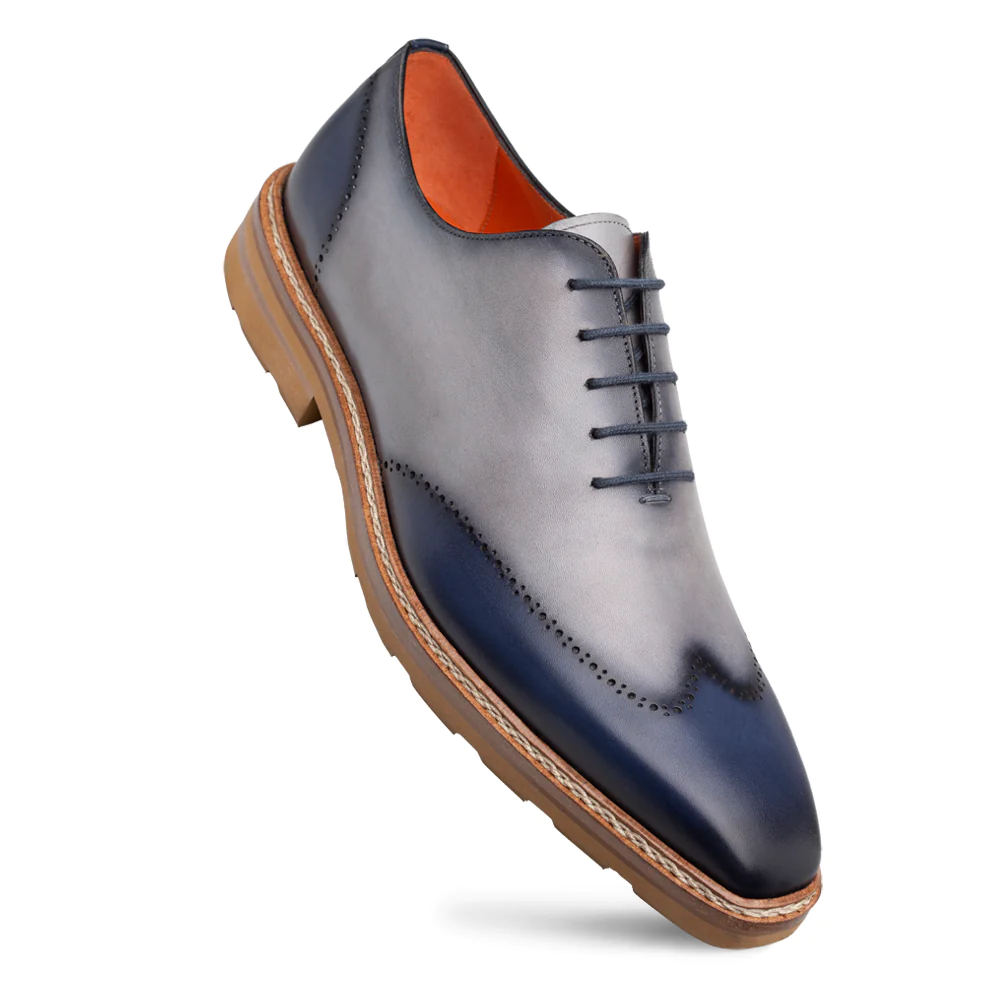 Handmade By JB Men's Leather Derby Shoes