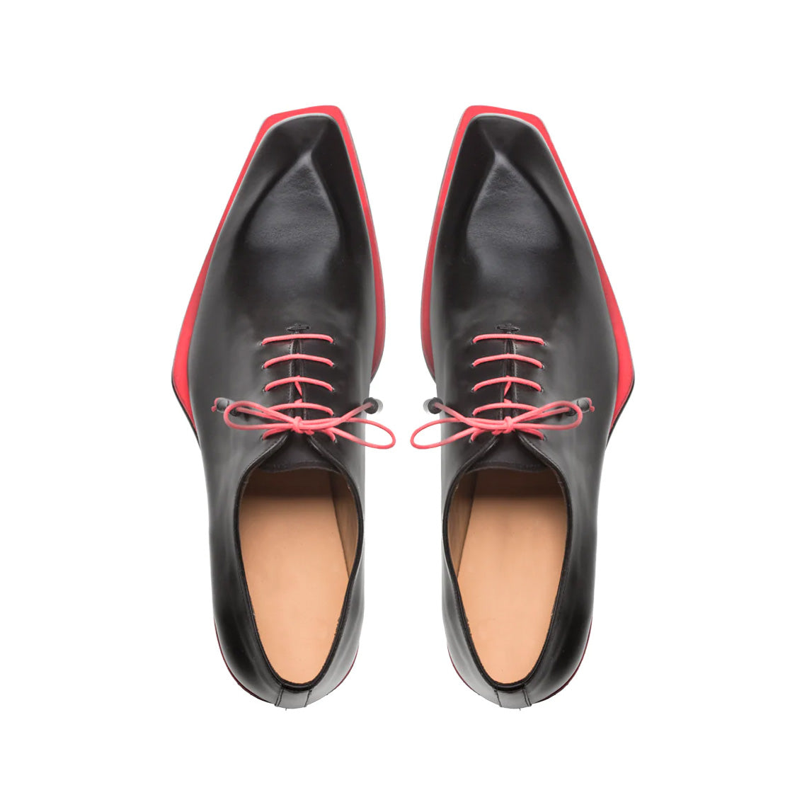 Men's Handmade Black Leather Elegant Oxford Shoes