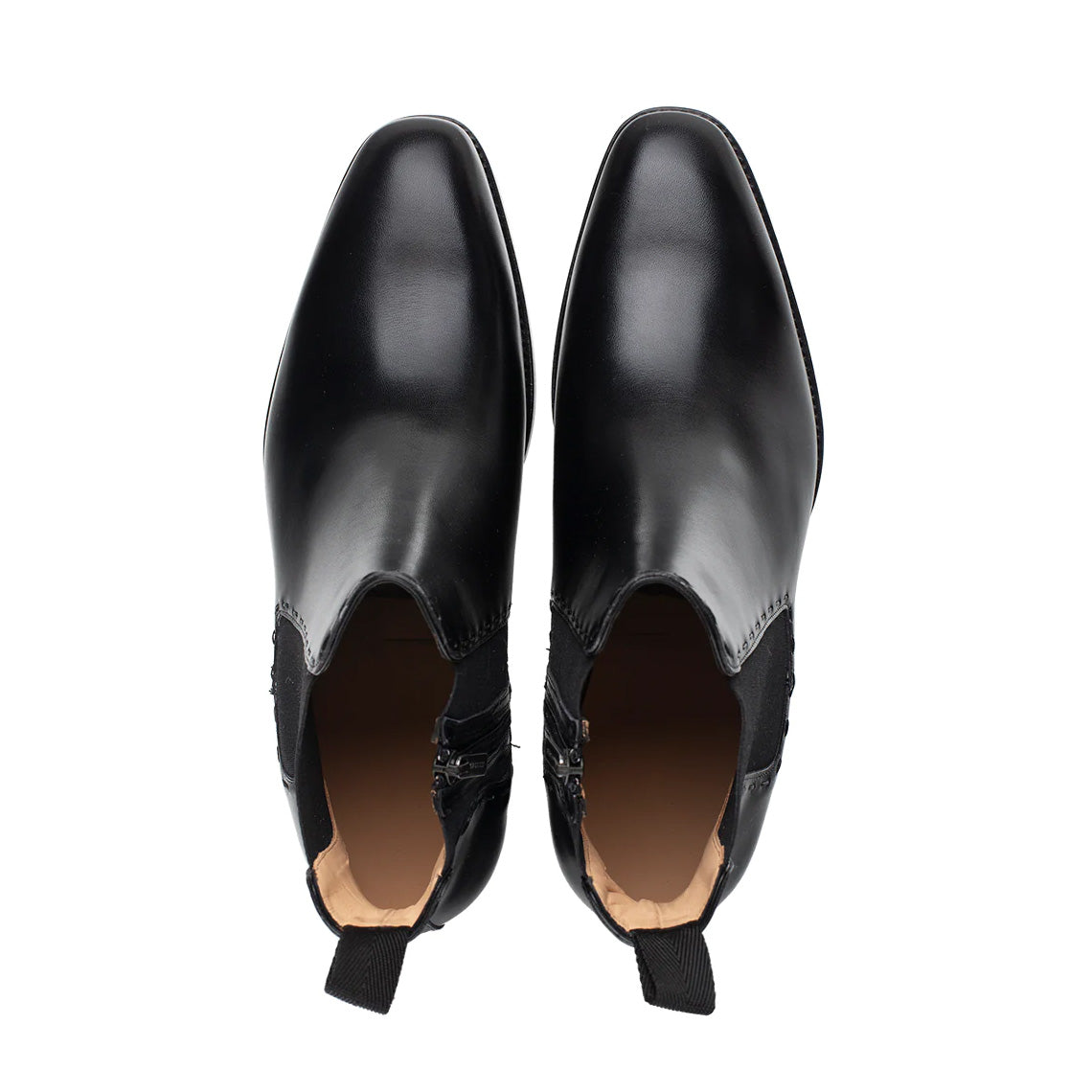 Men's Handmade Black Leather Elegant Chelsea Boots