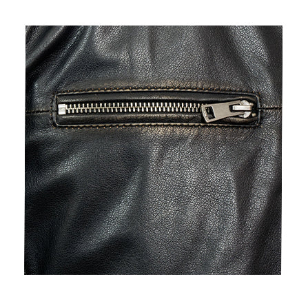 MEN'S VINTAGE BROWN LEATHER JACKET