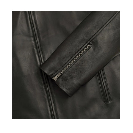 LEATHER BLACK MOTO JACKET