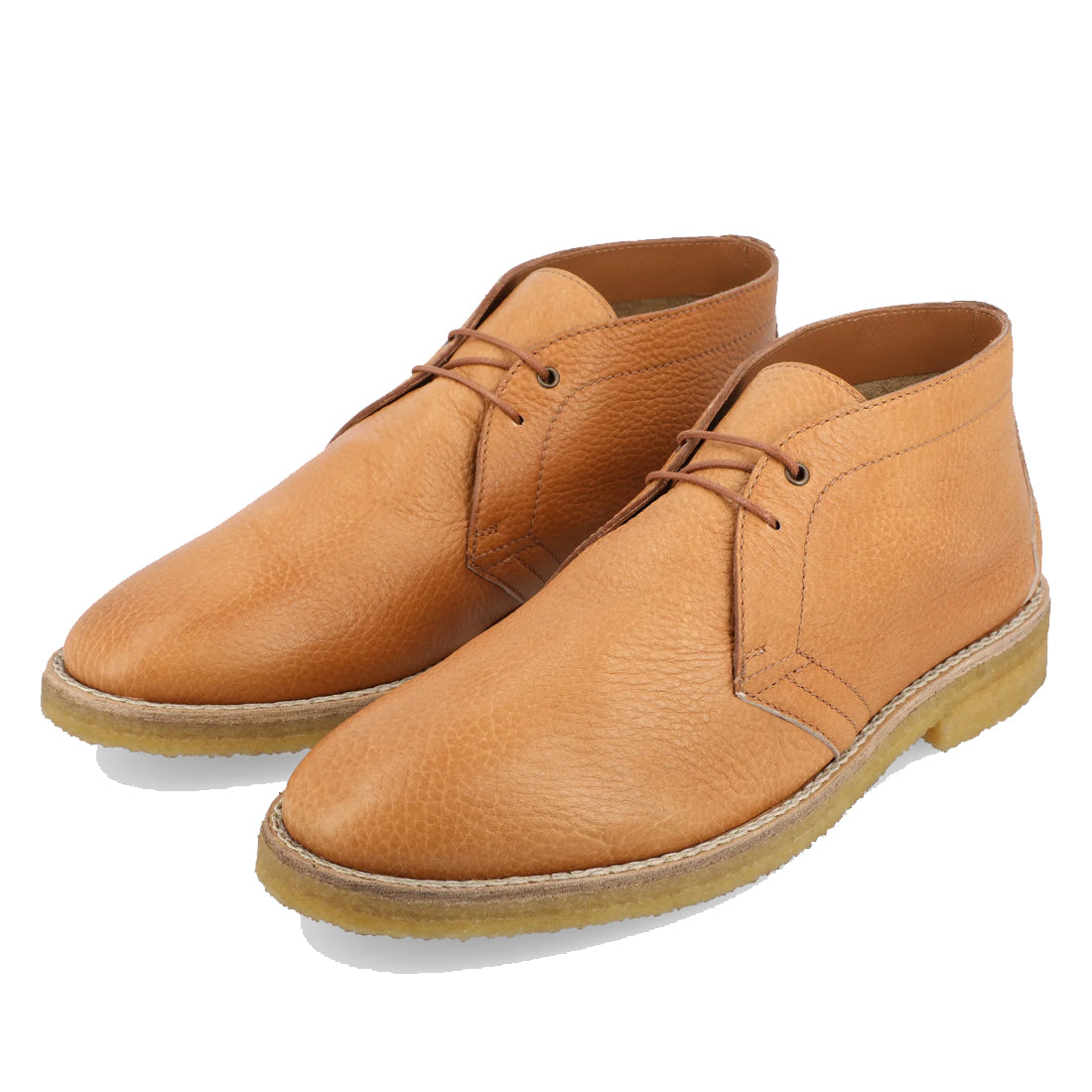 Men's Handmade Honey Leather Elegant Chukka Boot
