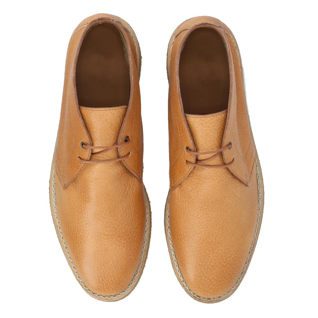 Men's Handmade Honey Leather Elegant Chukka Boot