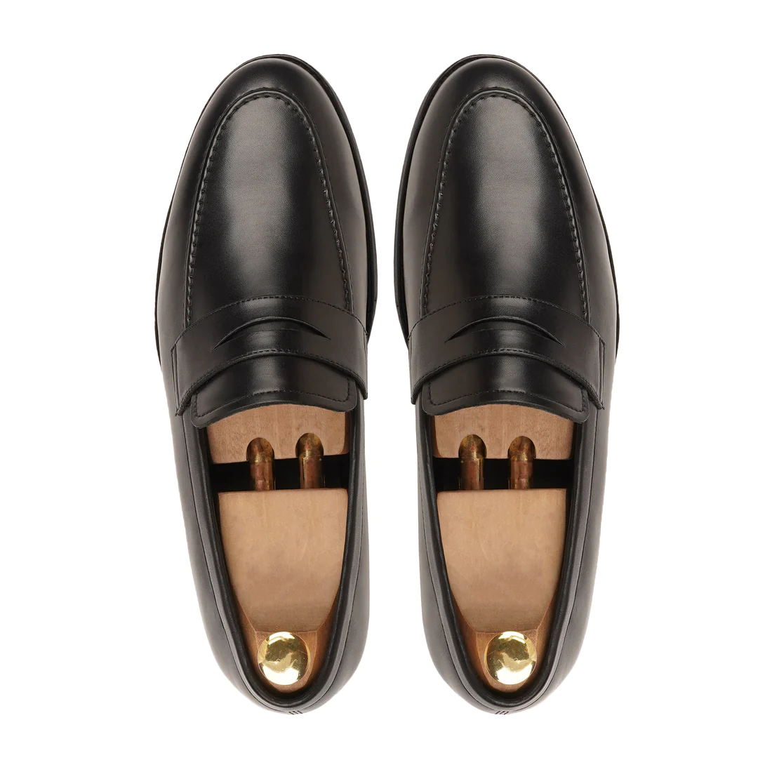 Men's Handmade Calf Leather Formal Shoes - Black