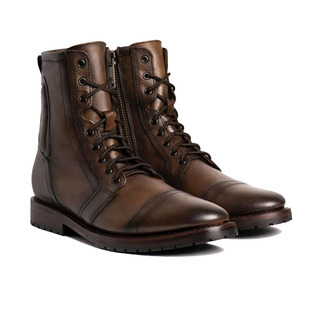 Handmade By JB Men's Leather Derby Boots