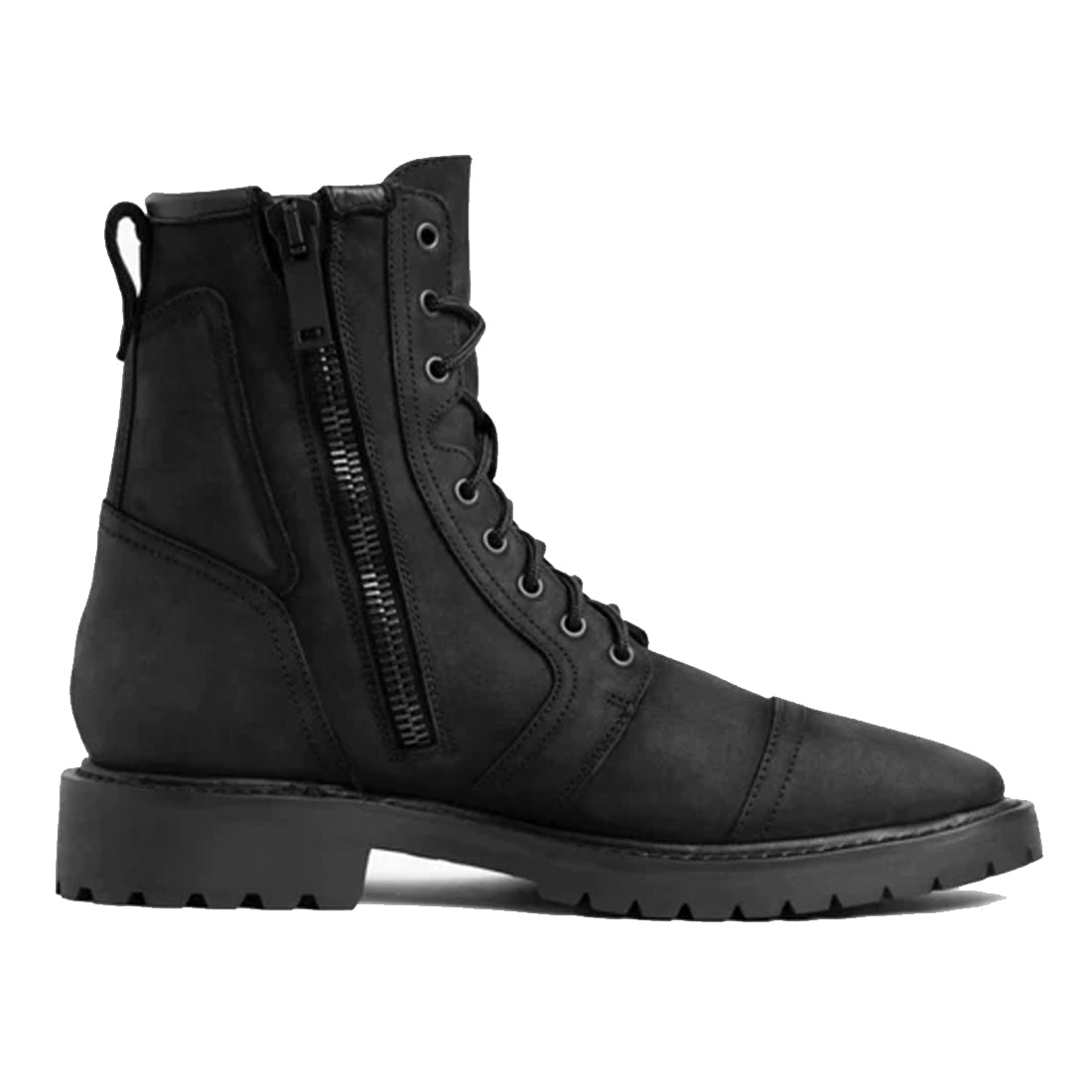 Men's Handmade Black Leather Elegant Derby Boot