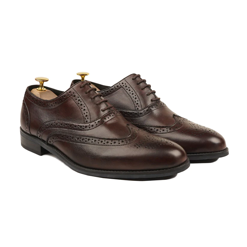 Handmade By JB Men's Leather Oxford Shoes