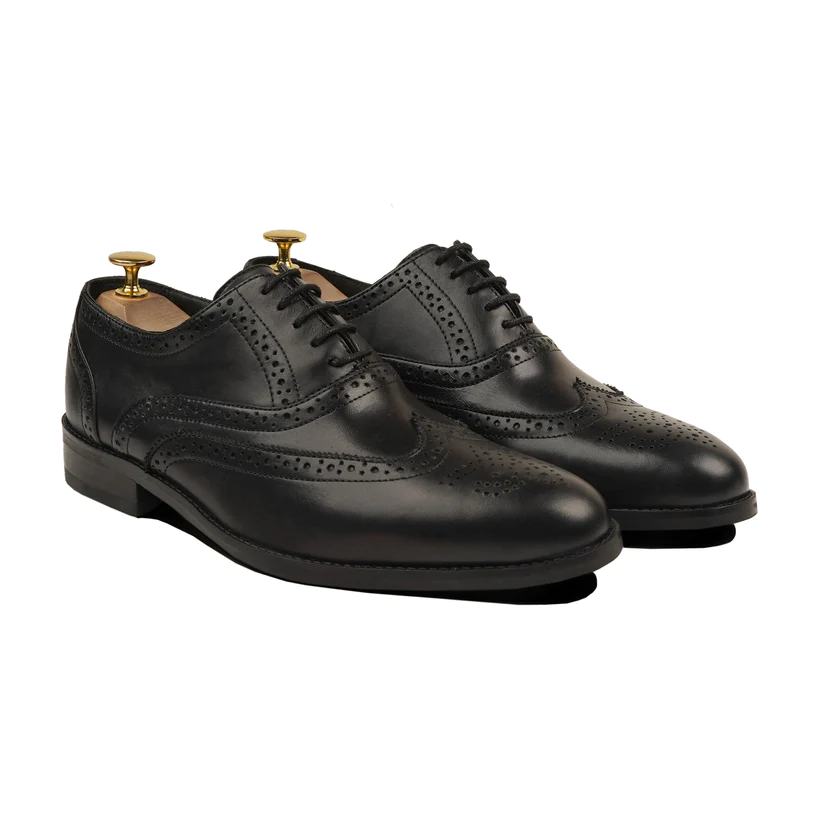 Handmade By JB Men's Leather Oxford Shoes