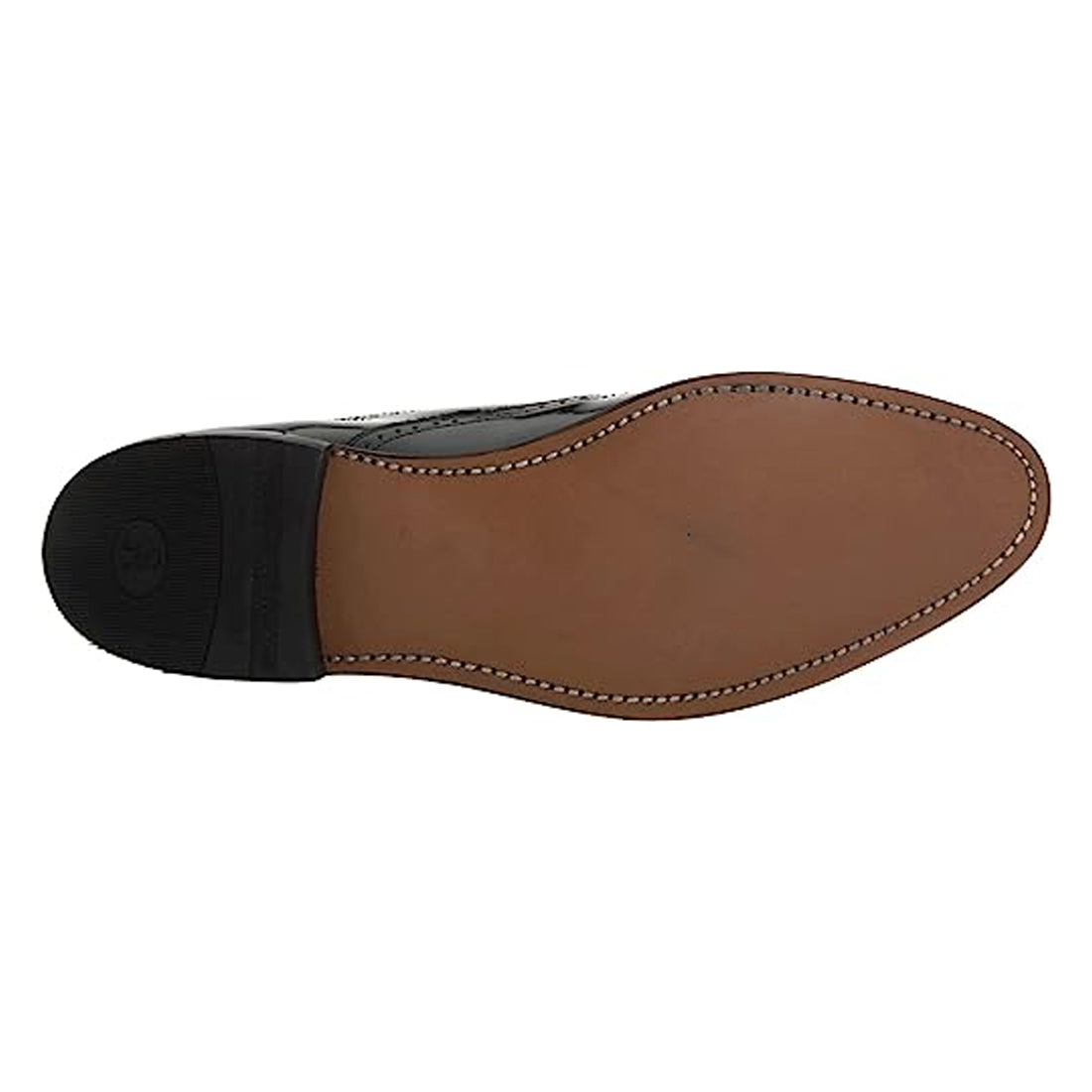 Men's Handmade Black/white Wing Tip Leather Elegant Derby Shoes