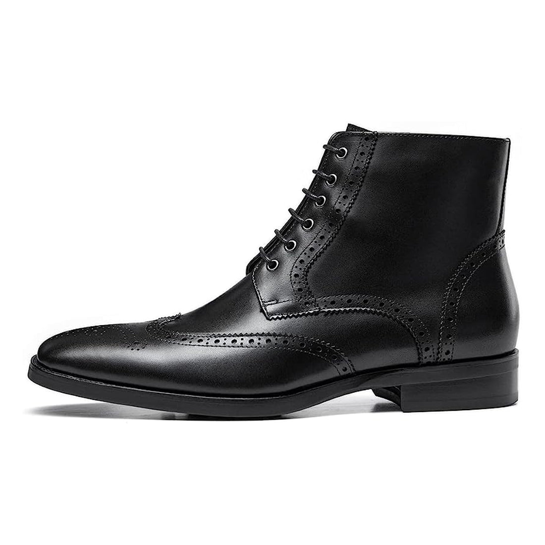 Men's Handmade Black Leather Elegant Chukka Boots