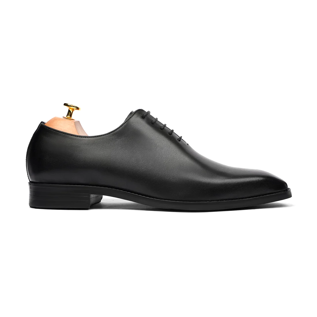 Men's Handmade Black Leather Lace Up Elegant Formal Shoes