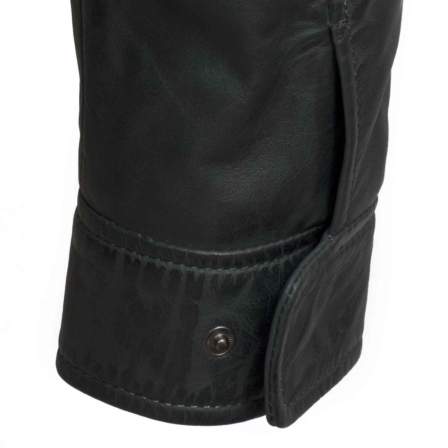 Men's Grey Leather Jacket - Hand Made by JB