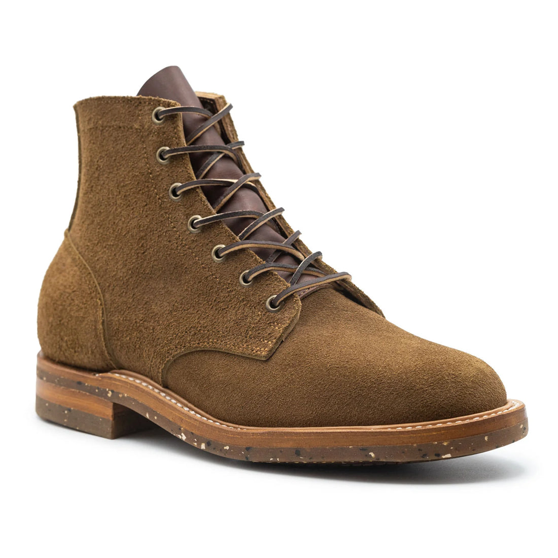 Handmade By JB Men's Suede Leather Derby Boots
