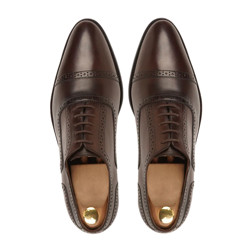 Handmade By JB Men's Leather Oxford Shoes