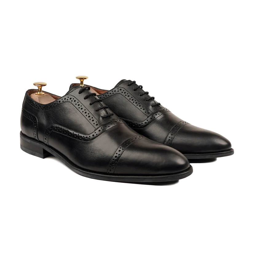 Handmade By JB Men's Leather Oxford Shoes