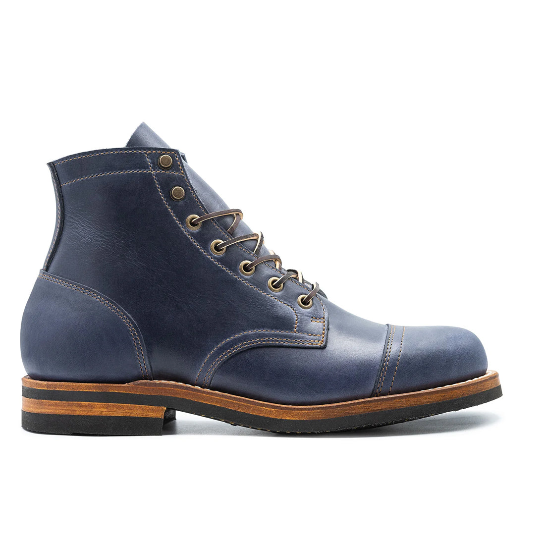 Handmade By JB Men's Leather Derby Boots