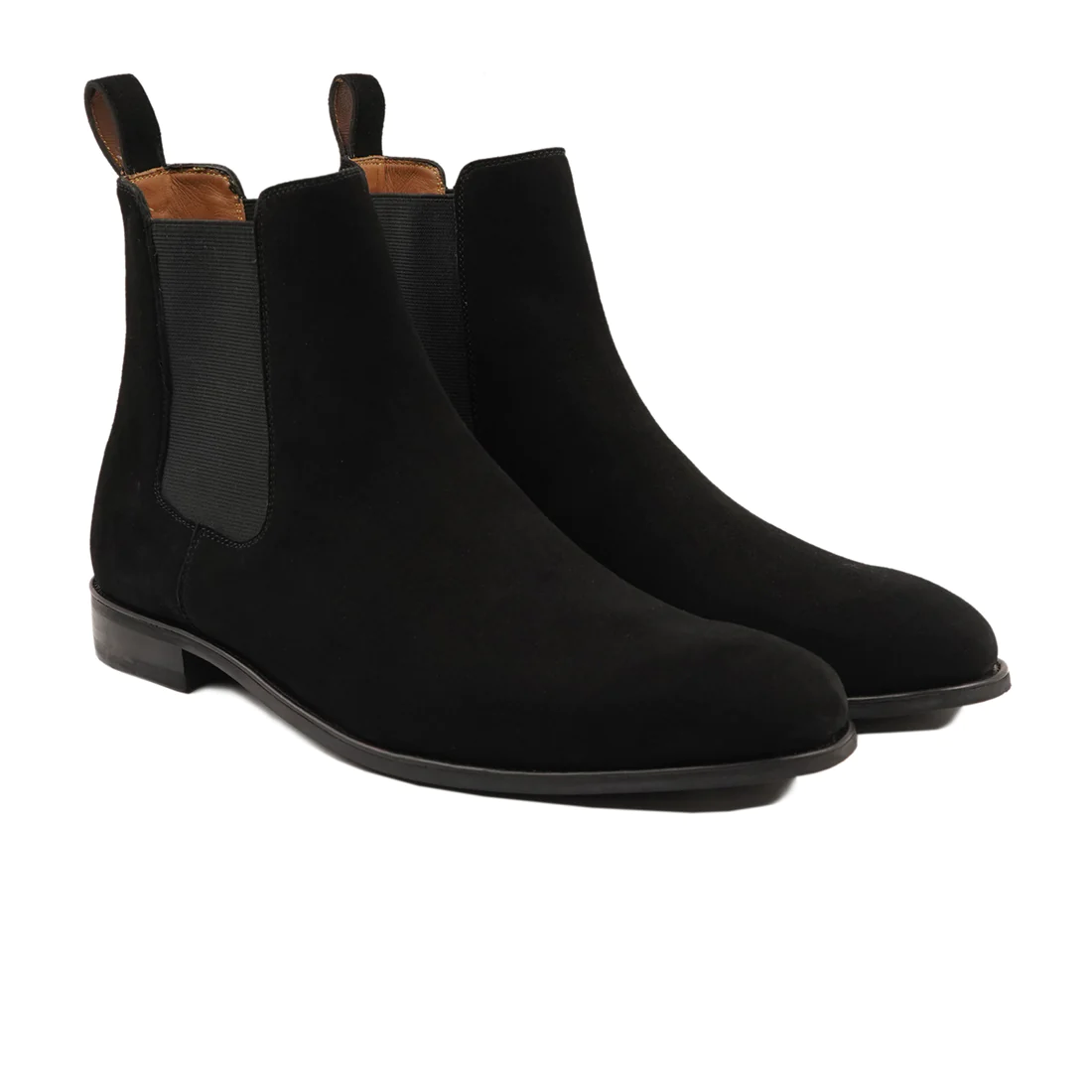 Handmade By JB Men's Suede Leather Chelsea Boots