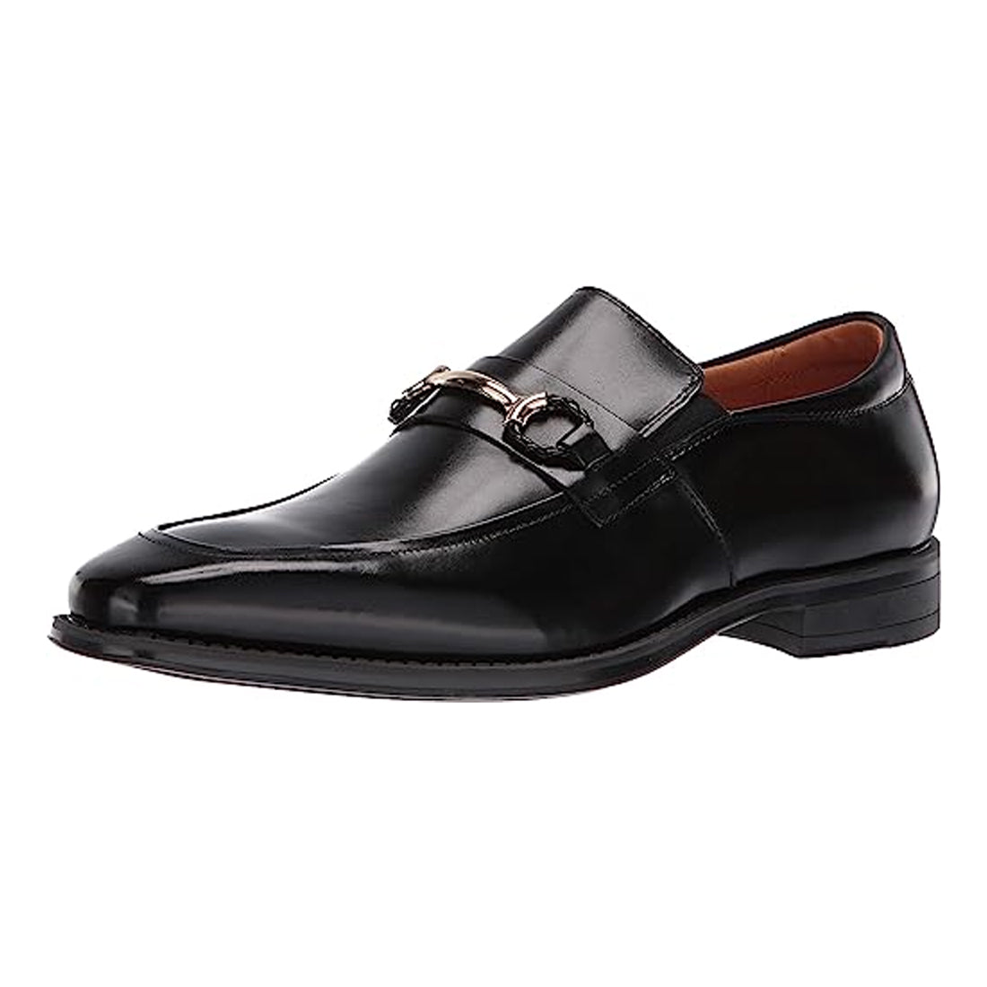 Men's Handmade Black Leather Penny Loafer Shoes