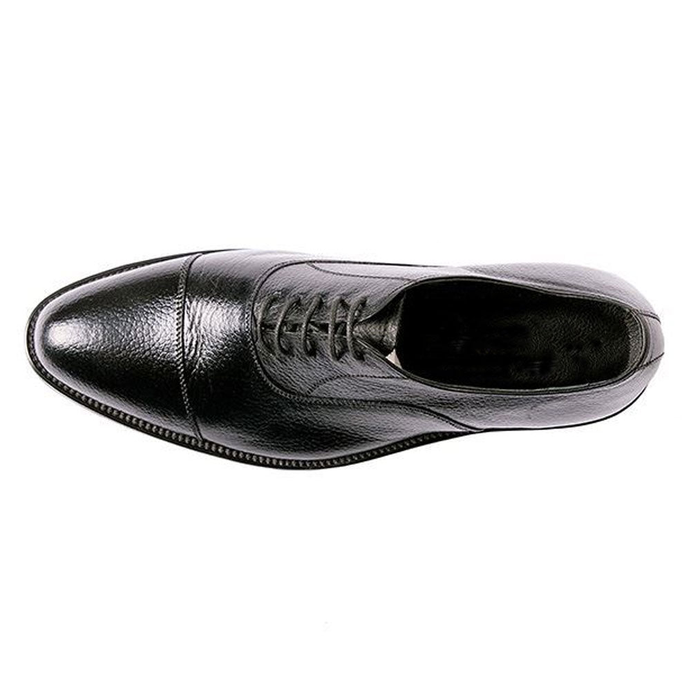 Men's Handmade Oxford Elegant Shoes Black Leather - Hand Made by JB