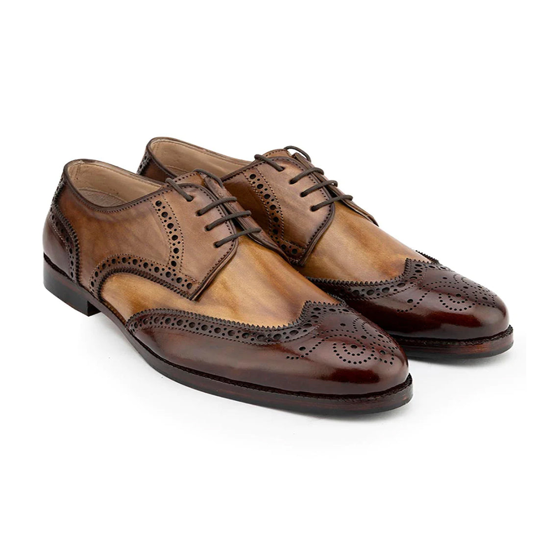 Handmade By JB Men's Leather Oxford Shoes